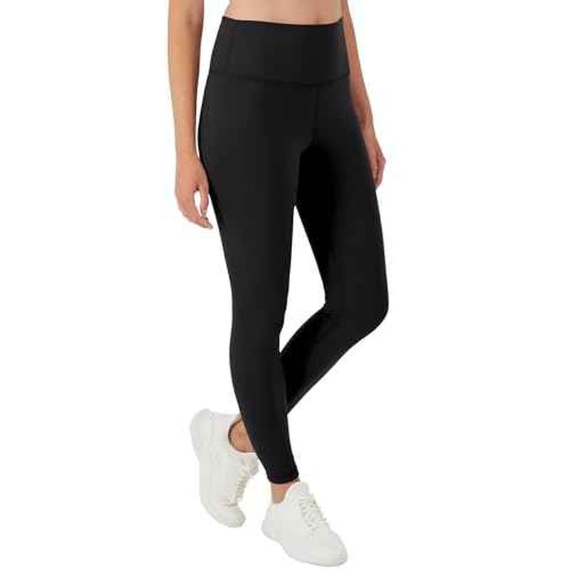 Hanes Womens Leggings Clothing, Moves 7/8 Soft Leggings with Pocket, Moisture Wicking Women's Clothing, Pants, 25" Inseam