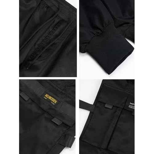 Aelfric Eden Mens Jogger Pants Japanese Cargo Sweatpants Tactical Pant Multi-Pockets Techwear Hip Hop Streetwear