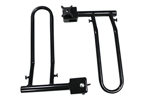 MaxxHaul 50582 Replacement 2-1/4" Wide Wheel Cradles for MaxxHaul 50027 Bike Rack - 2 Pieces,Black