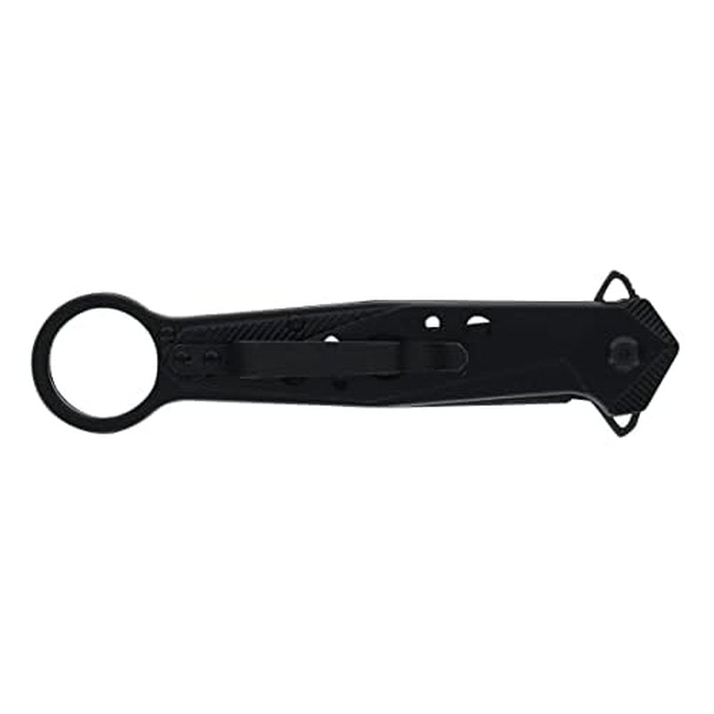 Smith & Wesson Accessories The Smith & Wesson M&P Folding Spear Point Featuring 8Cr13MoV Stainless Steel And Ergonomic Finger Loop Designed For EDC And Quick Deployment