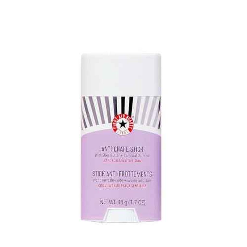 First Aid Beauty - Anti-Chafe Stick with Shea Butter and Colloidal Oatmeal, Clear Sweat-Resistant Chafe Guard Keeps Skin Comfortable for 10K Steps, Safe for Sensitive Skin, Vegan, Cruelty Free, 1.7 oz