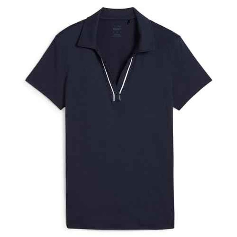 PUMA Women's Cloudspun Piped Ss Polo