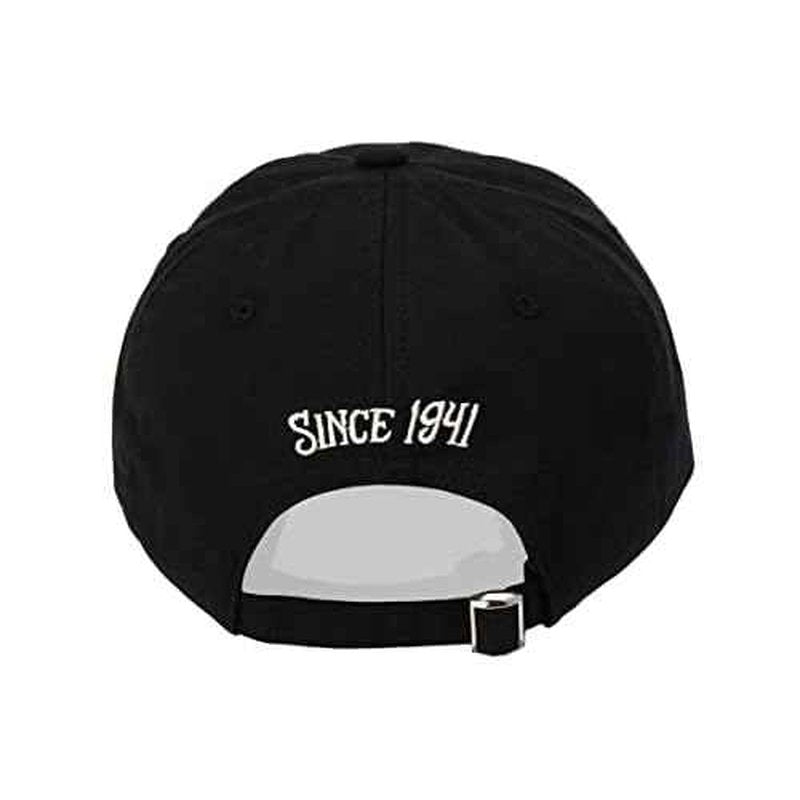 Jeep Vintage Script Logo Heavy Chino Twill Hat Adjustable Buckle Closure