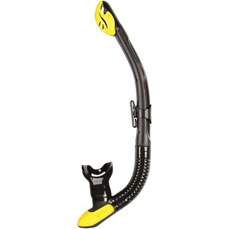 Mares Unisex Adults Ergo Dry Snorkel - Durable Lightweight Scuba Diving & Snorkeling Gear with Dry Top & Ergonomic Mouthpiece