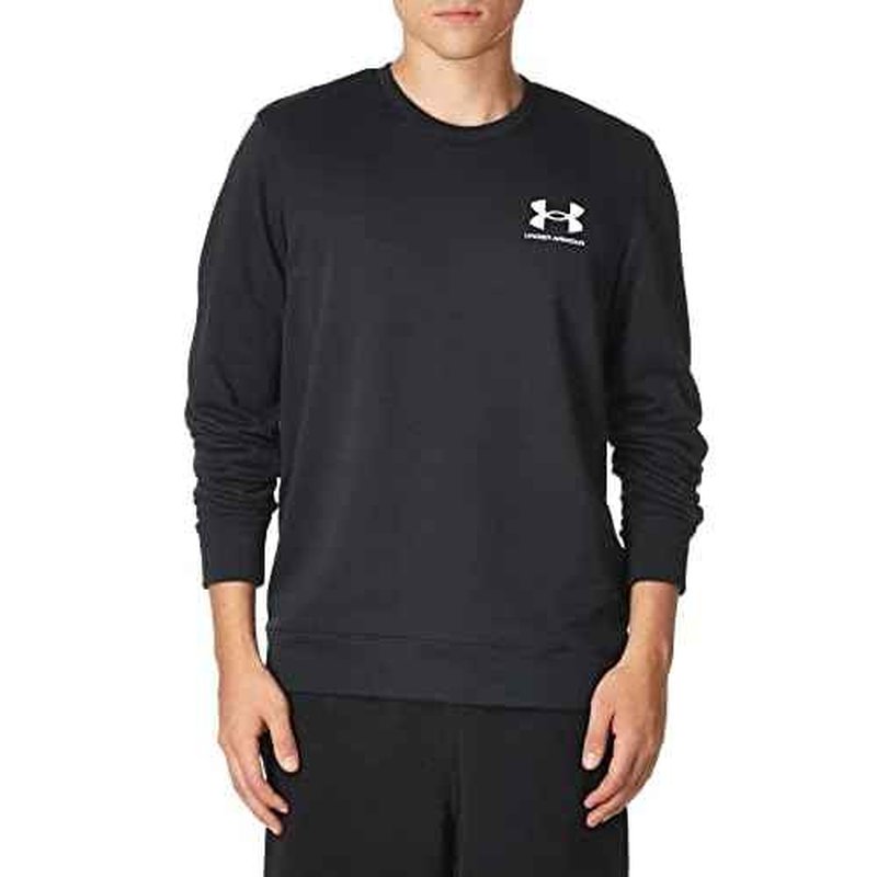 Under Armour Mens Rival Terry Long Crew Neck T-Shirt