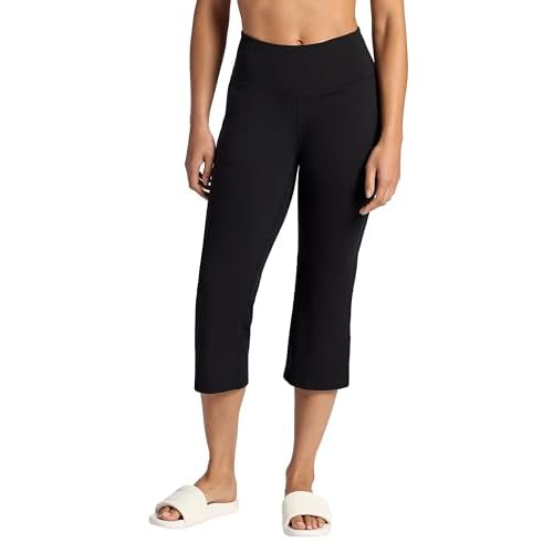 Gaiam Women's Wide Legging, Cropped Fit, 22.5¡± Inseam