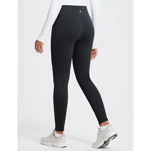 baleaf Women's Thick Fleece Lined Leggings Winter Snow Pants Warm Thermal High Waisted Ski Legging