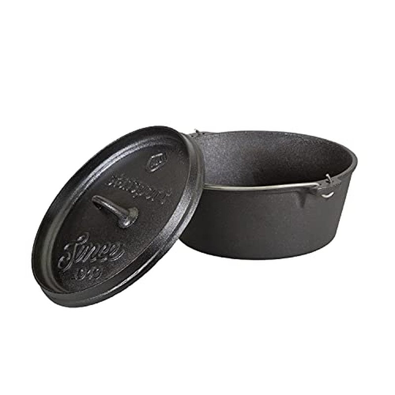 Stansport Pre-Seasoned Cast Iron Dutch Oven