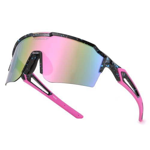 FEISEDY Sports Sunglasses for Men Women Baseball Cycling Running Driving Glasses UV400 B0088