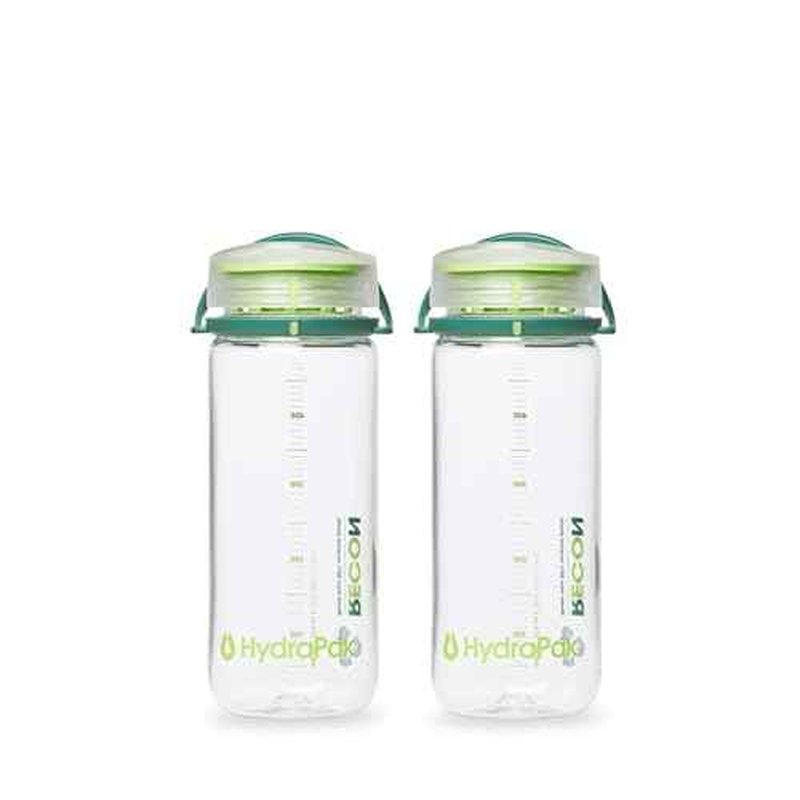 HydraPak Recon Twist & Sip - Wide Mouth Recycled Plastic Water Bottle (24oz or 32oz) - Eco Friendly, BPA Free, Easy Carry