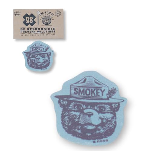 Noso Smokey Bear Vintage Patch - Official Self-Adhesive Wilderness Icon