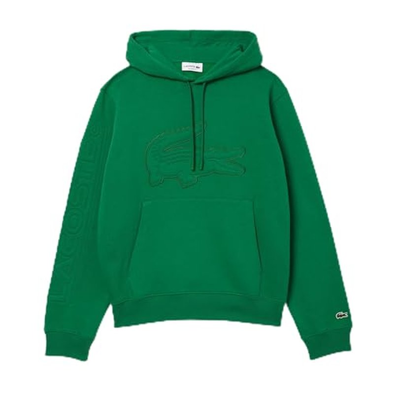 Lacoste Men's Puffed Croc Hooded Sweatshirt