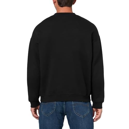 Lacoste mens Loose Fit Badge Sweatshirt