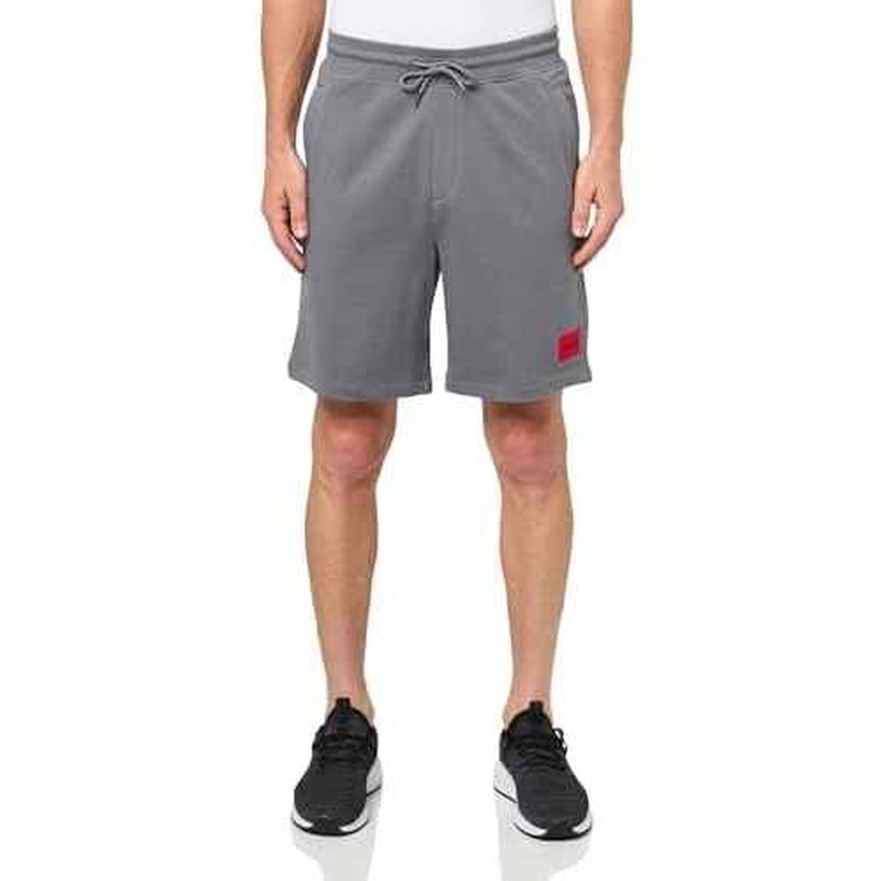 HUGO Mens Square Logo Pull on Jersey Shorts
