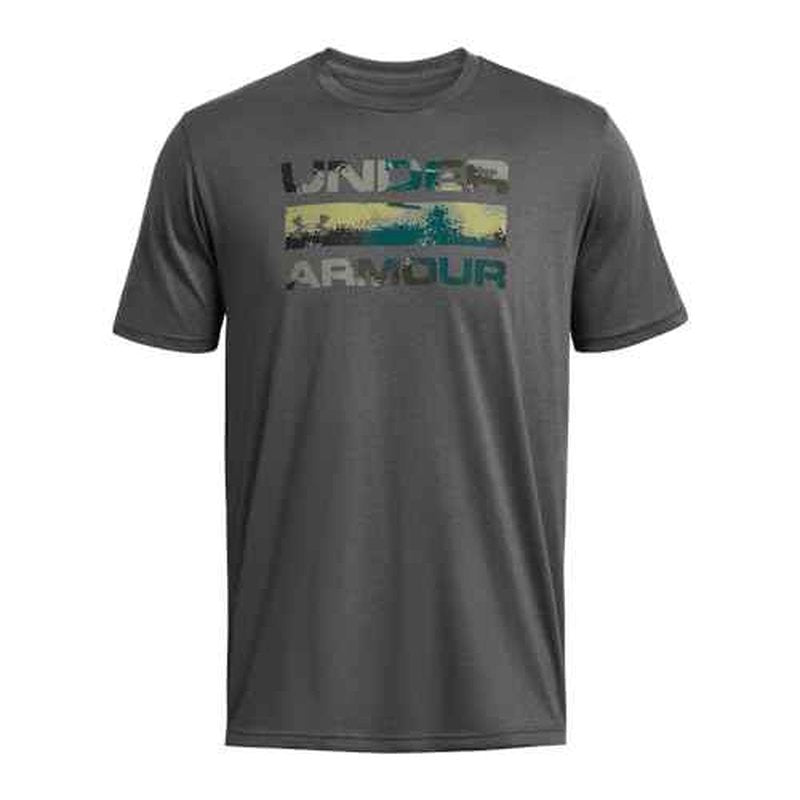 Under Armour Mens Stacked Logo Fill T-Shirt