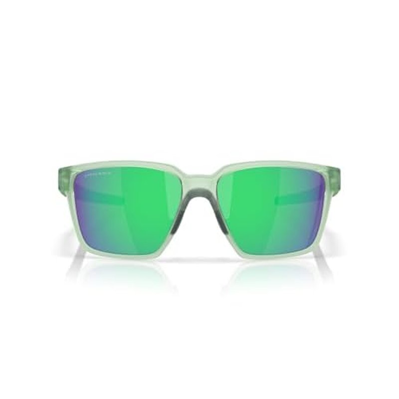 Oakley OO9430 Actuator Square Rectangular Sunglasses, Matte Transparent Jade/Prizm Jade, 57 mm