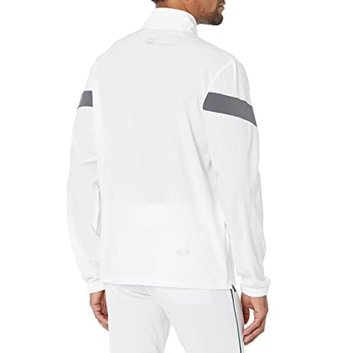 Mizuno Long Sleeve Hitting Jacket | Wind Resistant | Stretch Woven Fabric | Front 1/4 Zip | Side 1/4 Zip