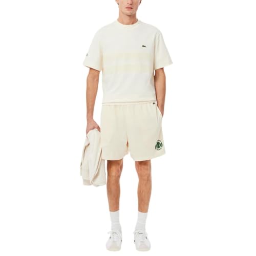 Lacoste Mens Relaxed Fit Tennis Graphic Shorts