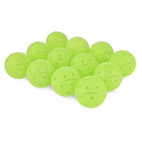 Selkirk Pro S1 Ball | Crack-Resistant | 38 Hole Outdoor Pickleball Balls | USAPA Approved Pickle Ball for Tournament Play | Advanced Aerodynamics | 100 Pack Pickleballs |