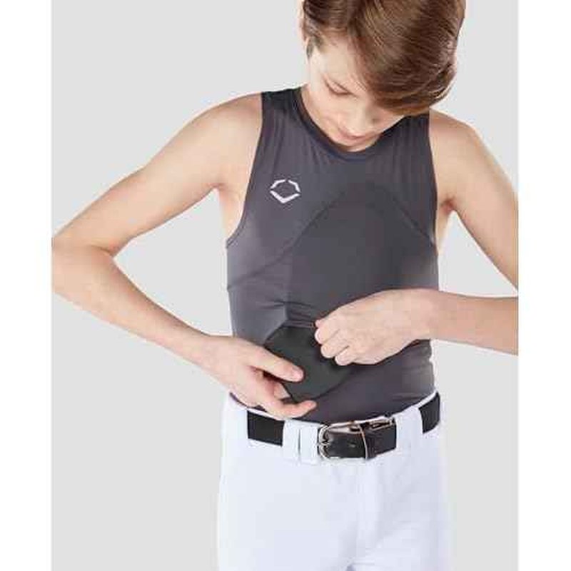 EvoShield Boys Sleeveless Chest Guard Shirts