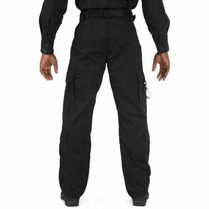 5.11 Tactical Men's Work Pants for EMS/EMT Cargo Pant for First Responders, Black, 42W x 32L, Style 74310ABR