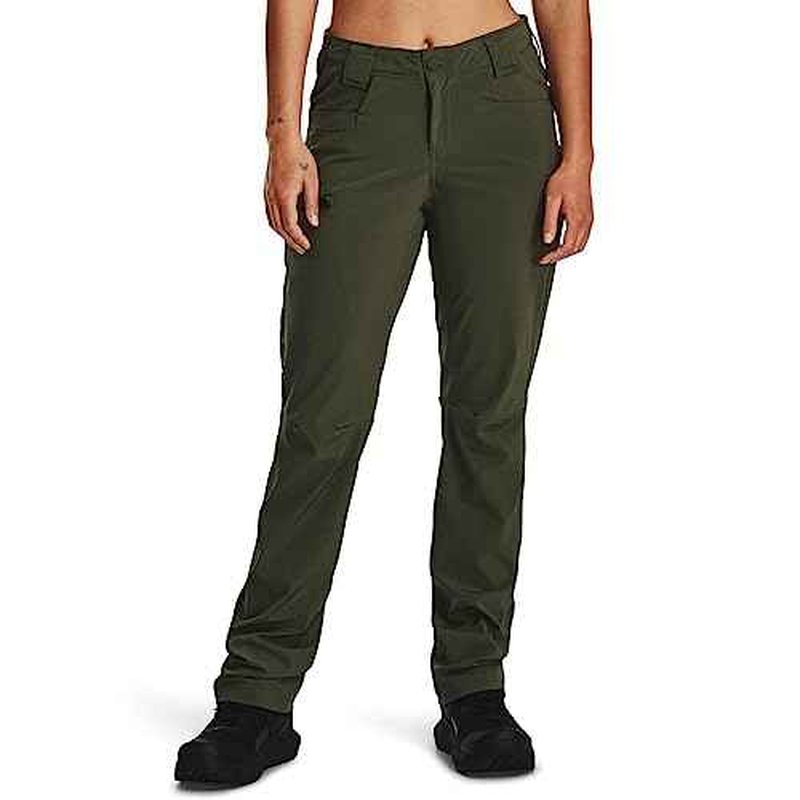 Under Armour Womens Defender Pants, (390) Marine OD Green / / Marine OD Green, 12