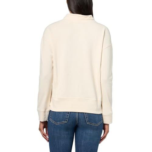 Nautica Women's Long Sleeve Mock Neck Pullover Sweatshirt