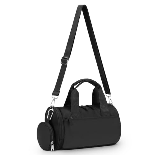 Convgo Small Black Gym & Travel Duffle Bag for Men & Women