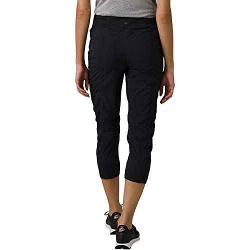 prAna Womens Koen Capri, Black, X-Small