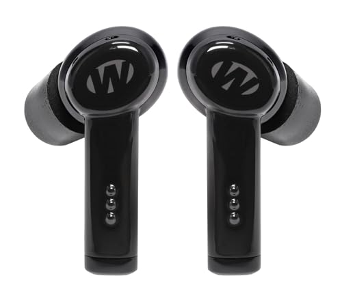 Walker's Disrupter Bluetooth Earbuds - Hunting Range Shooting Active Lifestyle Ear Protection Hearing Enhancement Noise-Cancelling Rechargeable Wireless Electronic Earbuds