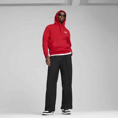 PUMA mens Essentials Logo Fleece Hoodie (Available in Plus Sizes)