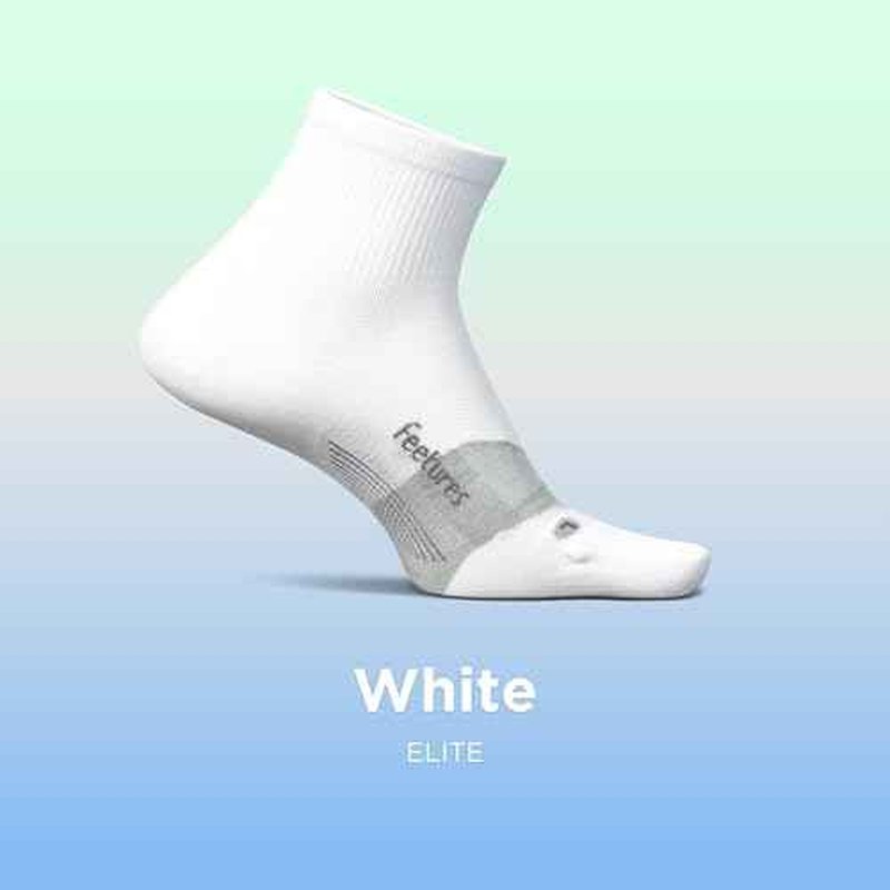 Feetures Elite Ultra Light Cushion Quarter - Sport Sock with Targeted Compression