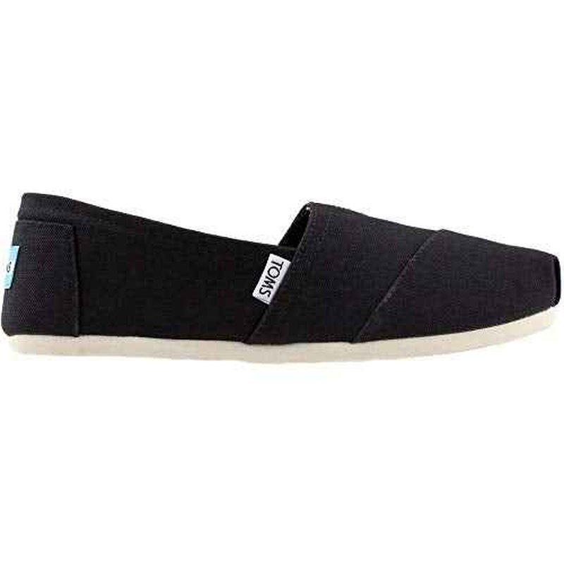 TOMS Women's White Lace Leaves Alpargata Flat