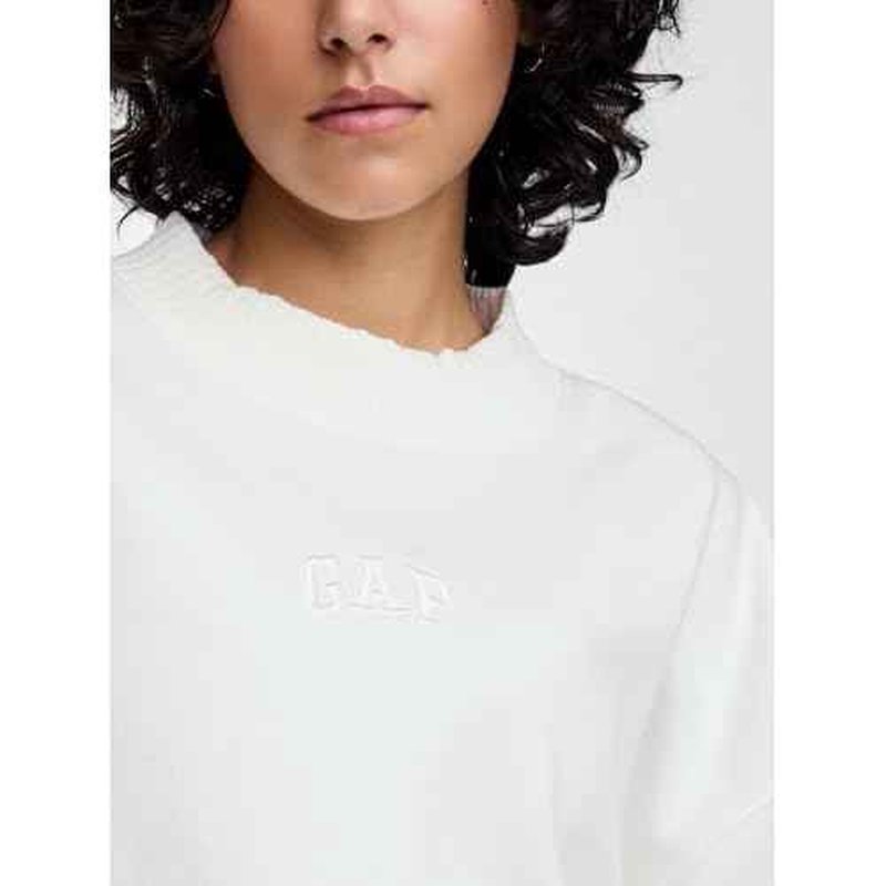 GAP Women's Logo Mockneck Sweatshirt