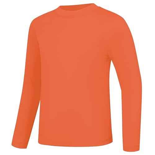 UPF 50+ Sun Shirts 5T to Youth Rash Guard for Boys and Kid Girls Long Sleeve UV Protection Sun Shirts