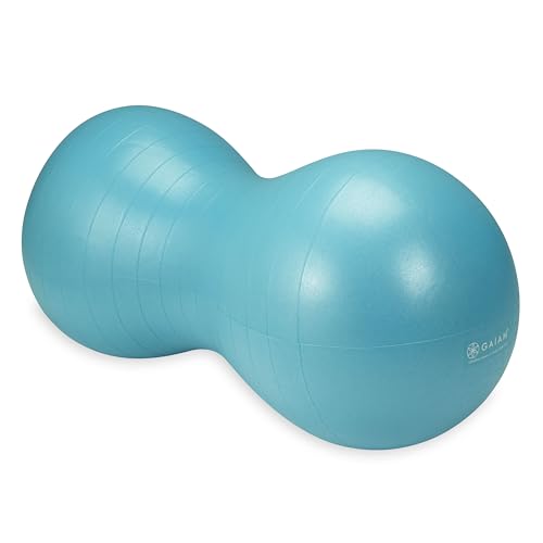 Gaiam Kids Active Seat Peanut Shaped Bounce Desk Chair -Exercise Yoga Balance Sitting Ball - Sensory Toys- Flexible Seating, Wiggle Seat for Boys and Girls - Blue