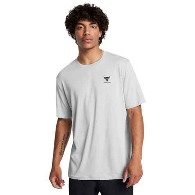 Under Armour Mens Project Rock Simple Branded Short Sleeve T Shirt
