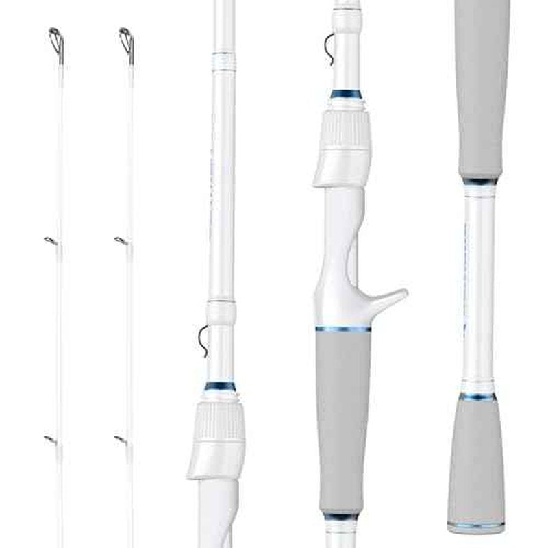 KastKing Centron Lite Twin Tip Fishing Rods, IM6 Graphite Blanks, Twin Tip Fishing Rods, Stainless Steel Guides with Ceramic Rings, Split or Full Rear EVA Handle Design, Drop Shot Hook Keeper