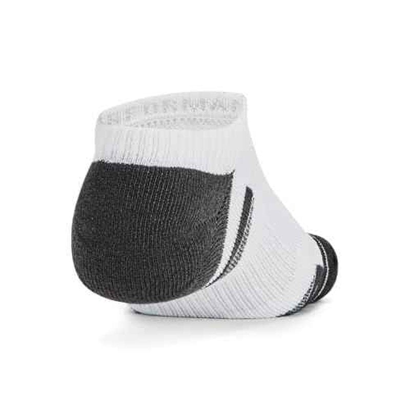 Under Armour 1386243-101-LG Unisex UA Perf Tech 6pk NS WHT LG