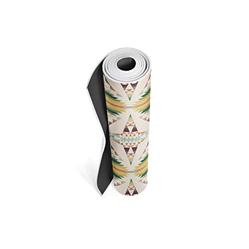 Pendleton x Yune Yoga 6mm PER Yoga Mat Premium All Purpose Exercise and Fitness Mat, Eco-Friendly, Extra Thick, Non-Slip, Anti-Tear (Pilot Rock) (FalconCove)