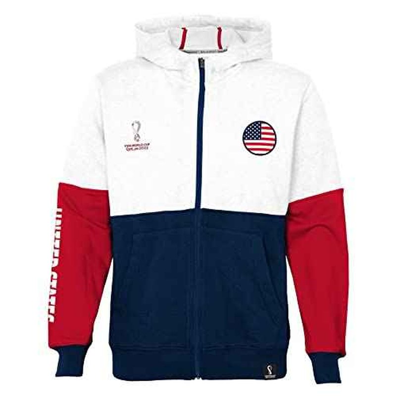 Outerstuff Unisex Kids' FIFA World Cup Country Contrast Panel Fleece Hoodie