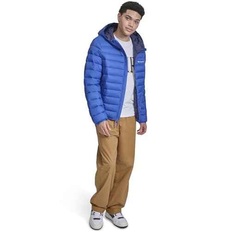 Champion mens Performance Lightweight Puffer Jacket With Hood