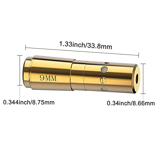 MidTen 9mm Bore Sight Cal Boresighter with Three Batteries