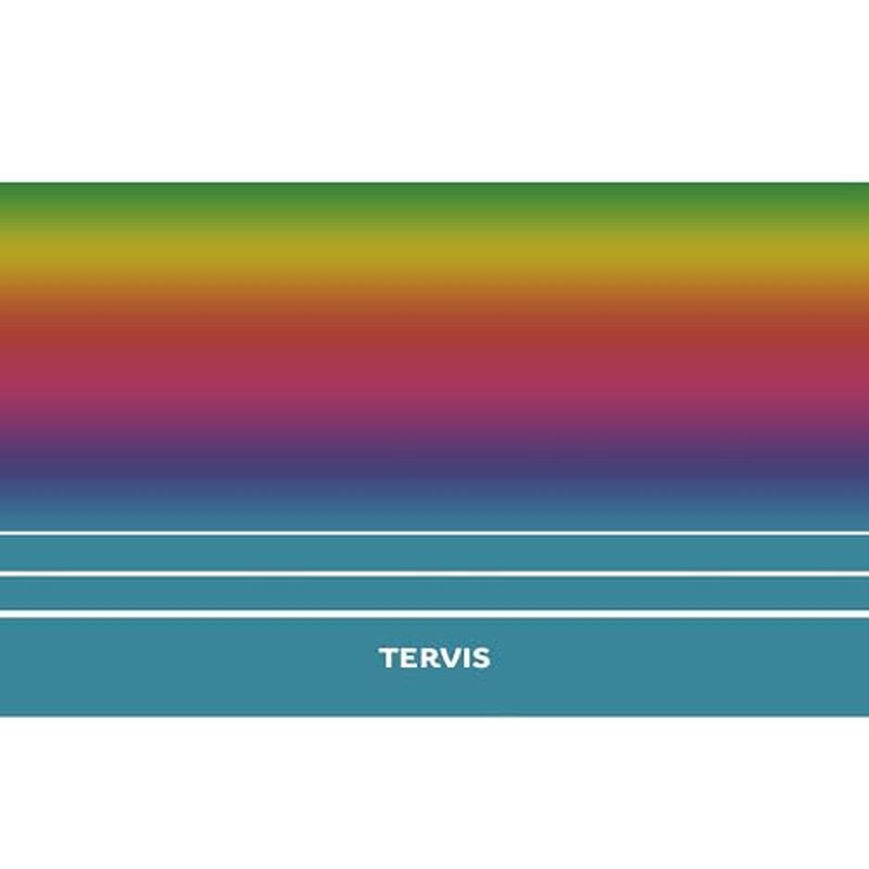 Tervis Traveler Rainbow Flavor Ombre Triple Insulated Tumbler Travel Cup Keeps Drinks Cold & Hot, 20oz, Stainless Steel
