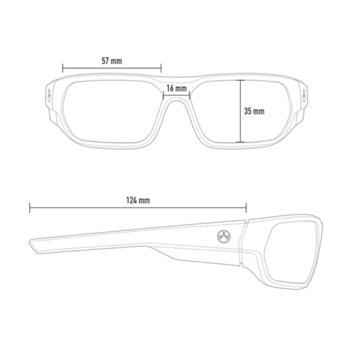 Magpul Radius Sunglasses Outdoor and Shooting Eyewear, Flat Dark Earth Frame / Clear Lens, Non-Polarized