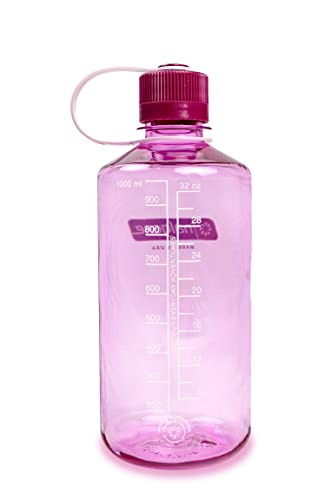 Nalgene Sustain Tritan BPA-Free Water Bottle Made with Material Derived from 50% Plastic Waste, 32 OZ, Narrow Mouth, Cosmo