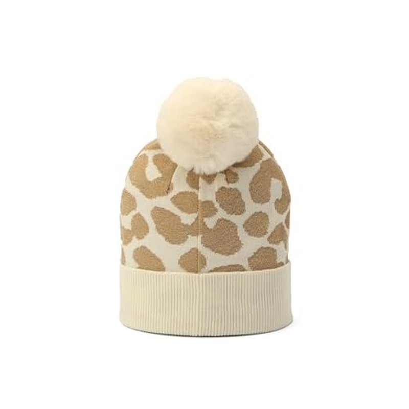 Michael Kors Women's Metallic Leopard Cuff Hat