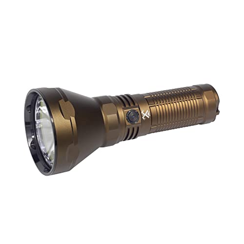 ThruNite Catapult Pro Rechargeable Flashlight, SFT70 LED, 1005 Meters Throw, 2713 High Lumens Bright Searchlight, Long Beam Distance Spotlight for Hiking, Camping, and Hunting - Desert Tan