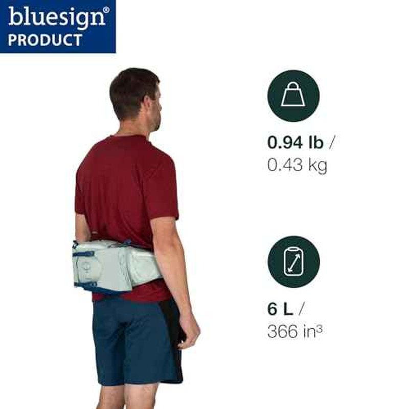 Osprey Talon 6L Men's Lumbar Hiking Waist Pack - Fanny Pack with Water Bottle Holders