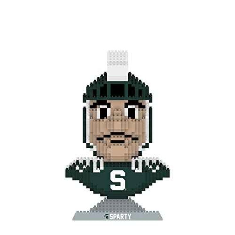 FOCO NCAA Unisex-Adult NCAA BRXLZ 3D Blocks Mascot Bust Puzzle Set